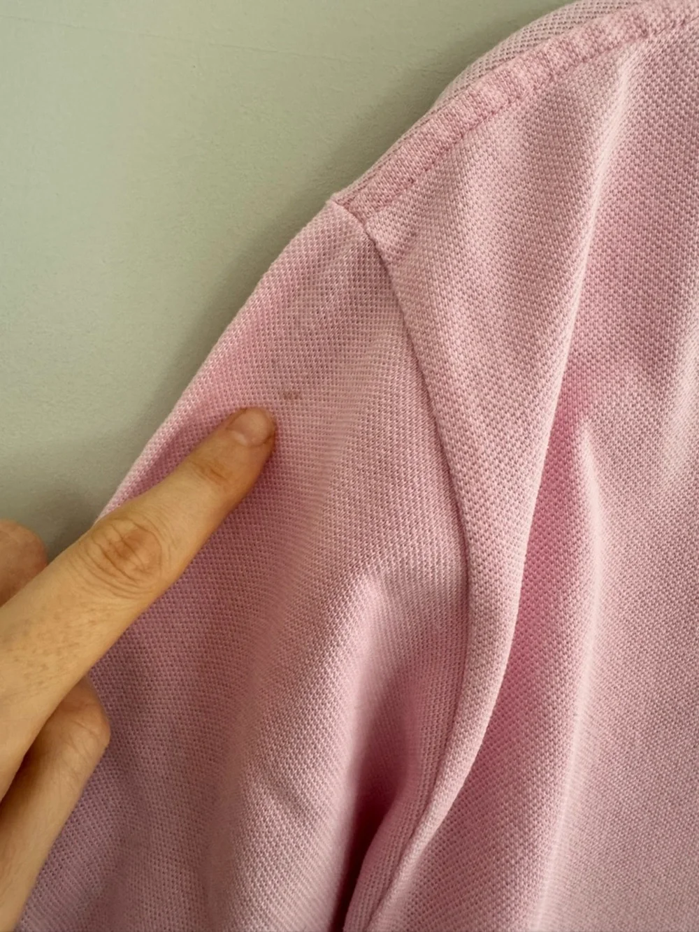 Polo Ralph Lauren Classic Fit Solid Pink Mesh Polo Shirt Pony Logo Size L